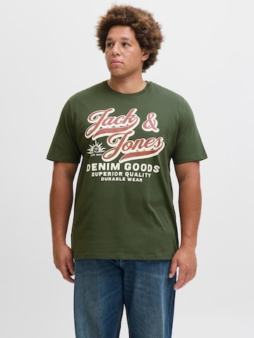 JACK & JONES Shirt in Green: front