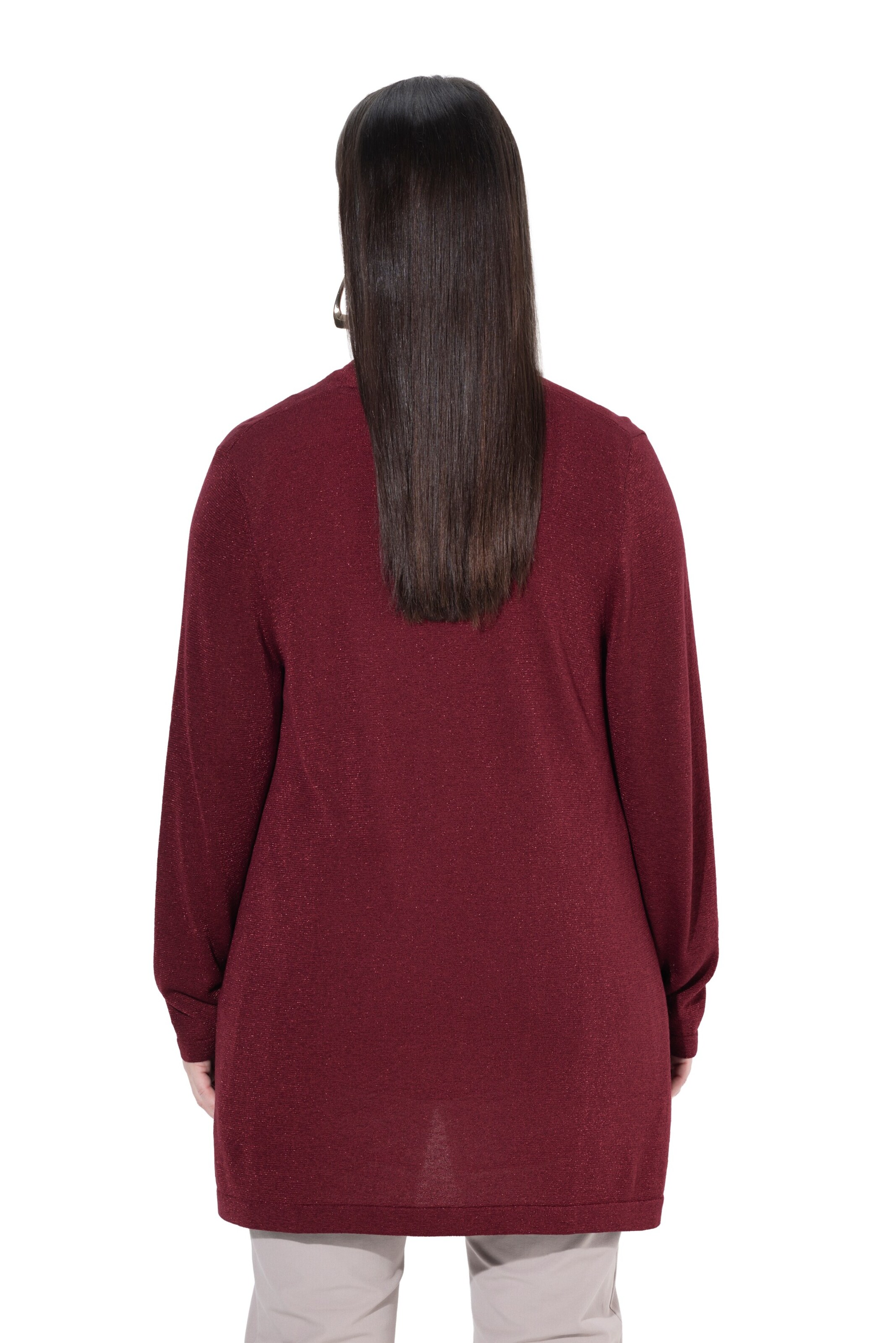 Ulla Popken Strickjacke in Rot