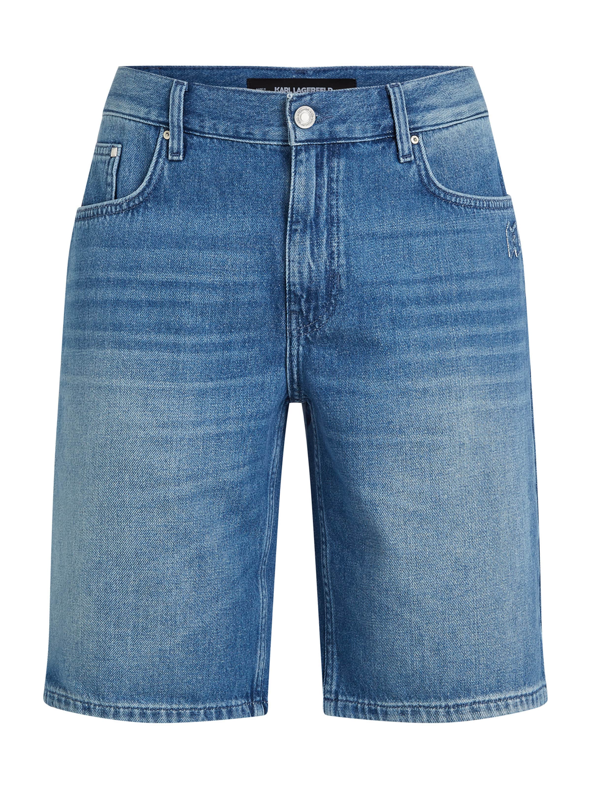 Loosefit Jeans di Karl Lagerfeld in blu: frontale