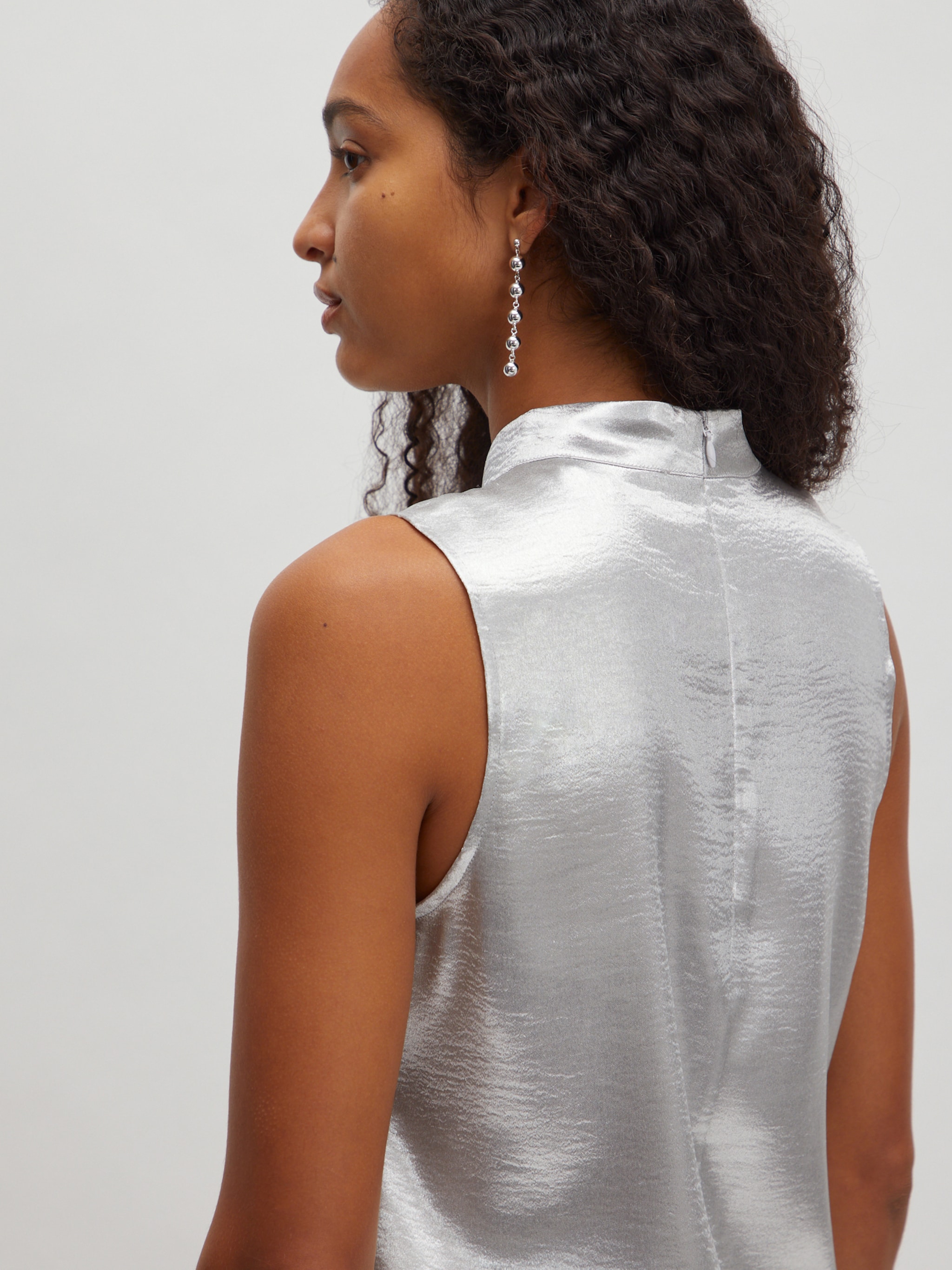 EDITED Produkte Bluse 'Maxim' silber