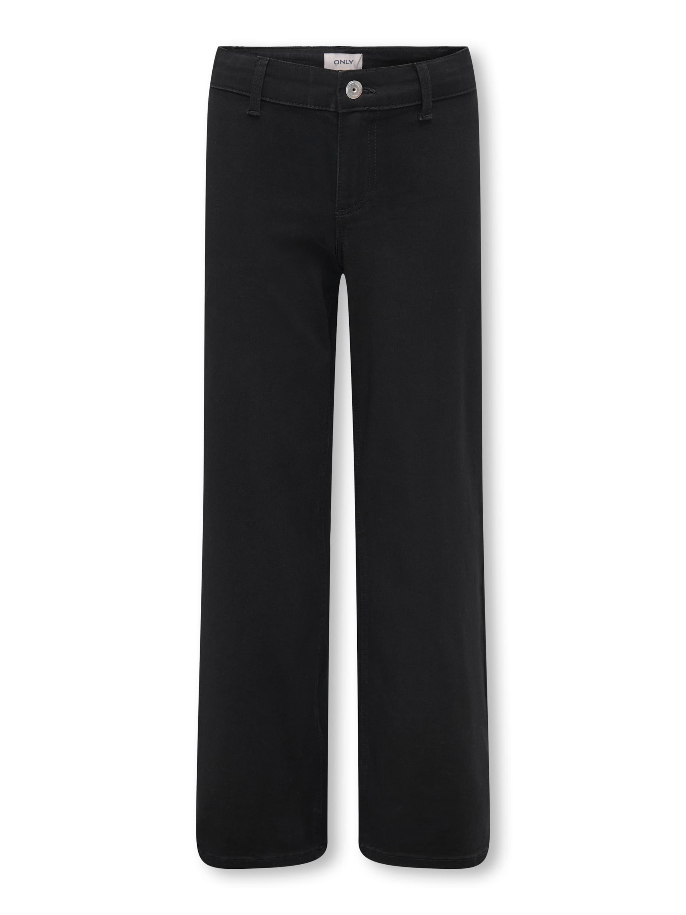 ONLY GIRLS Regular Jeans 'KOGSylvie' in Zwart: voorkant