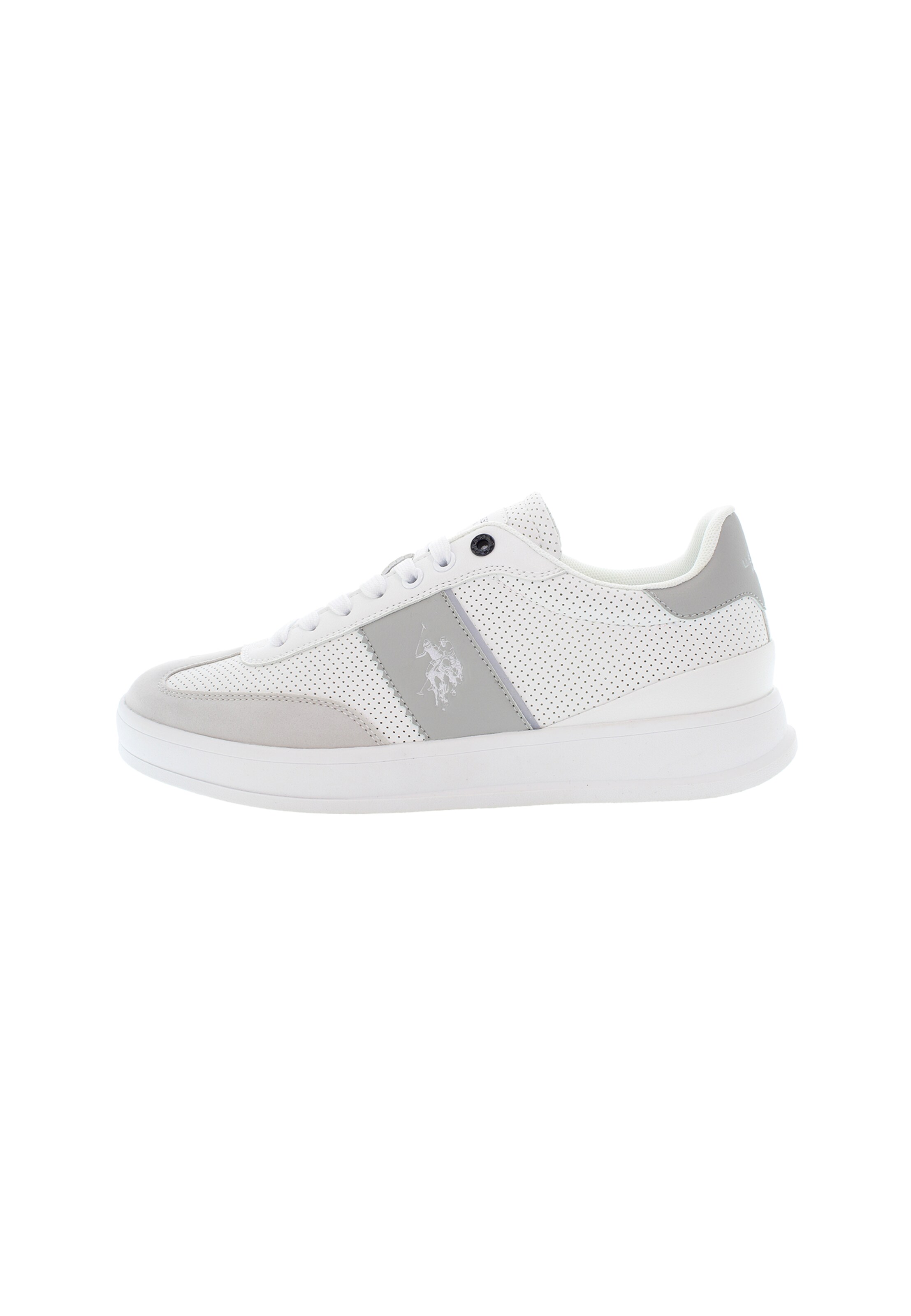 U.S. POLO ASSN. Sneakers laag 'Campy' in Wit: voorkant