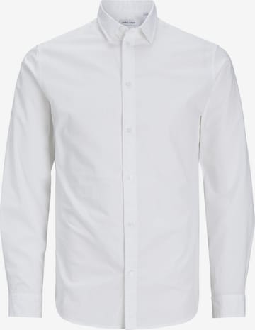 Chemise Jack & Jones Plus en blanc : devant