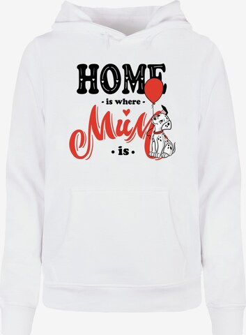 ABSOLUTE CULT Sweatshirt 'Mother's Day - 101 Dalmatians Home Is Where Mum' in White: front