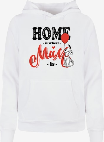 ABSOLUTE CULT Sweatshirt 'Mother's Day - 101 Dalmatians Home Is Where Mum' in Weiß: predná strana