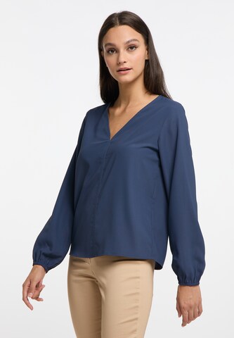 RISA Blouse in Blauw: voorkant