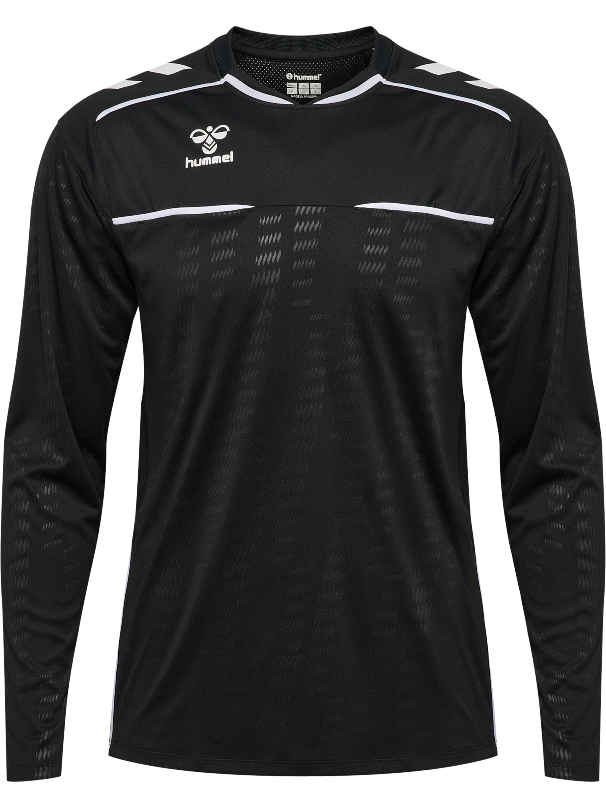 T-Shirt fonctionnel Hummel en noir : devant