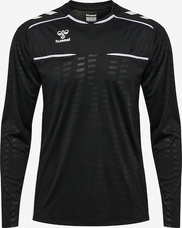 T-Shirt fonctionnel Hummel en noir : devant