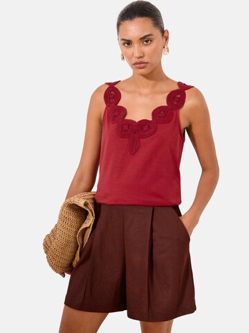 Lipsy Top in Rot: Vorderseite