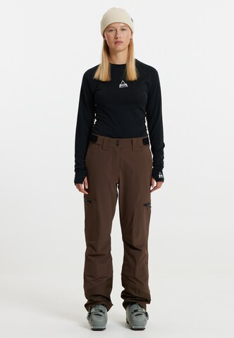 SOS Regular Workout Pants 'Lipno' in Brown