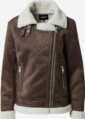 Veste mi-saison 'DIANA' ONLY en marron : devant