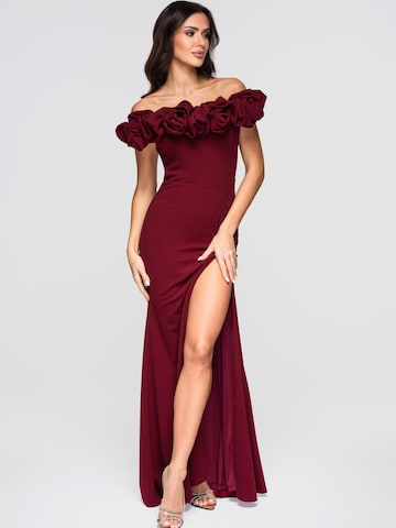 Ombre Avondjurk in Rood