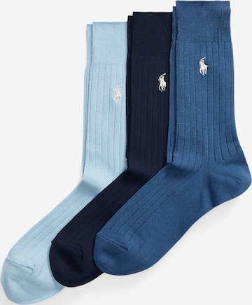 Chaussettes 'EGYPTIAN' Polo Ralph Lauren en bleu : devant