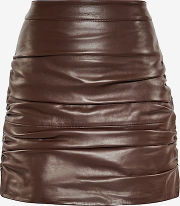 faina - Falda en marrón: frente