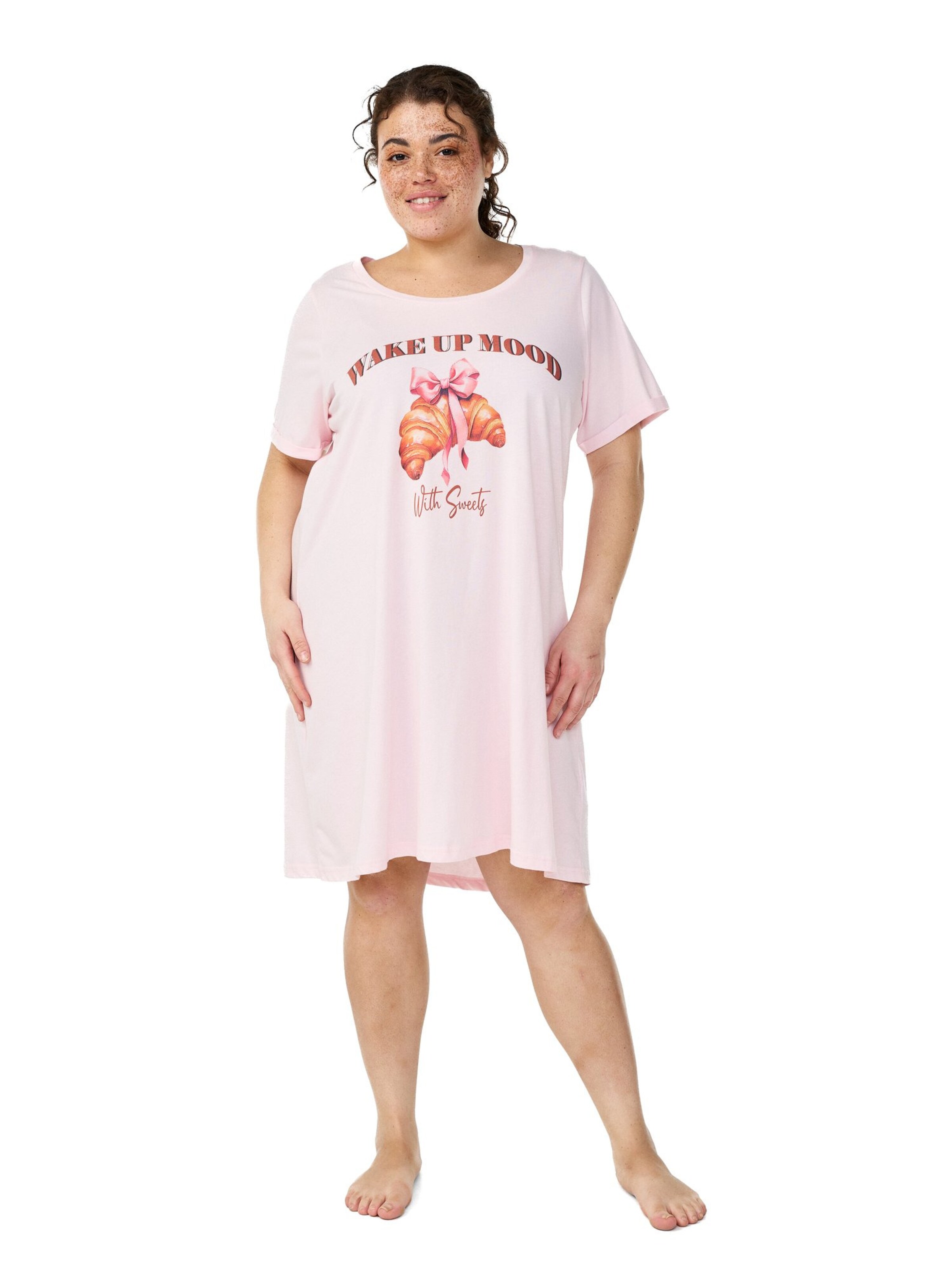 Zizzi Öösärk 'Mally', värv roosa: eest vaates