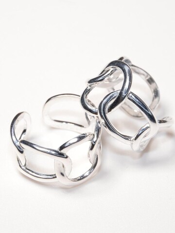 ARS-ARGENTI Ring '#005 CHAIN REAKTION'‌‌‌‌ in Silber