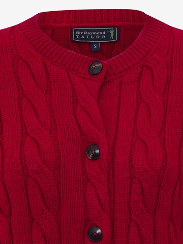 Sir Raymond Tailor Knit Cardigan 'Coventry' in Red