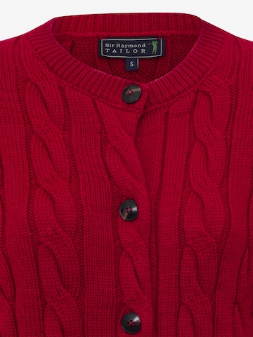 Sir Raymond Tailor Knit Cardigan 'Coventry' in Red