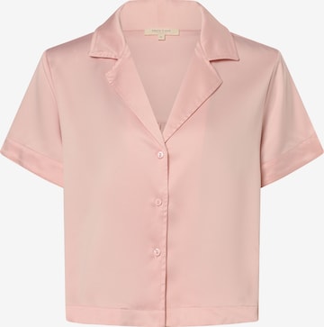 Marie Lund Pajama Shirt in Pink: front