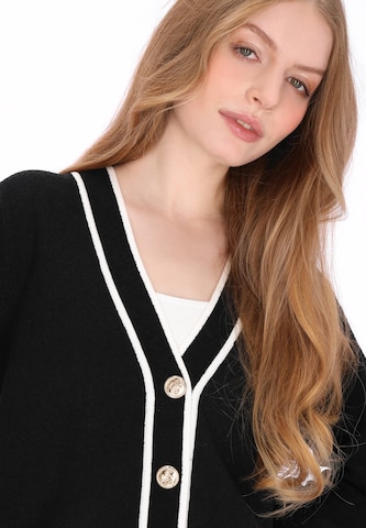 Cardigan DreiMaster Maritim en noir
