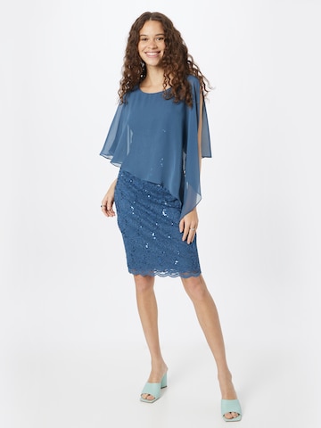 SWING Cocktail Dress in Blue: front