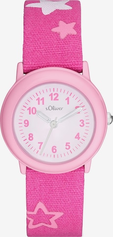 s.Oliver Uhr in Pink: Vorderseite