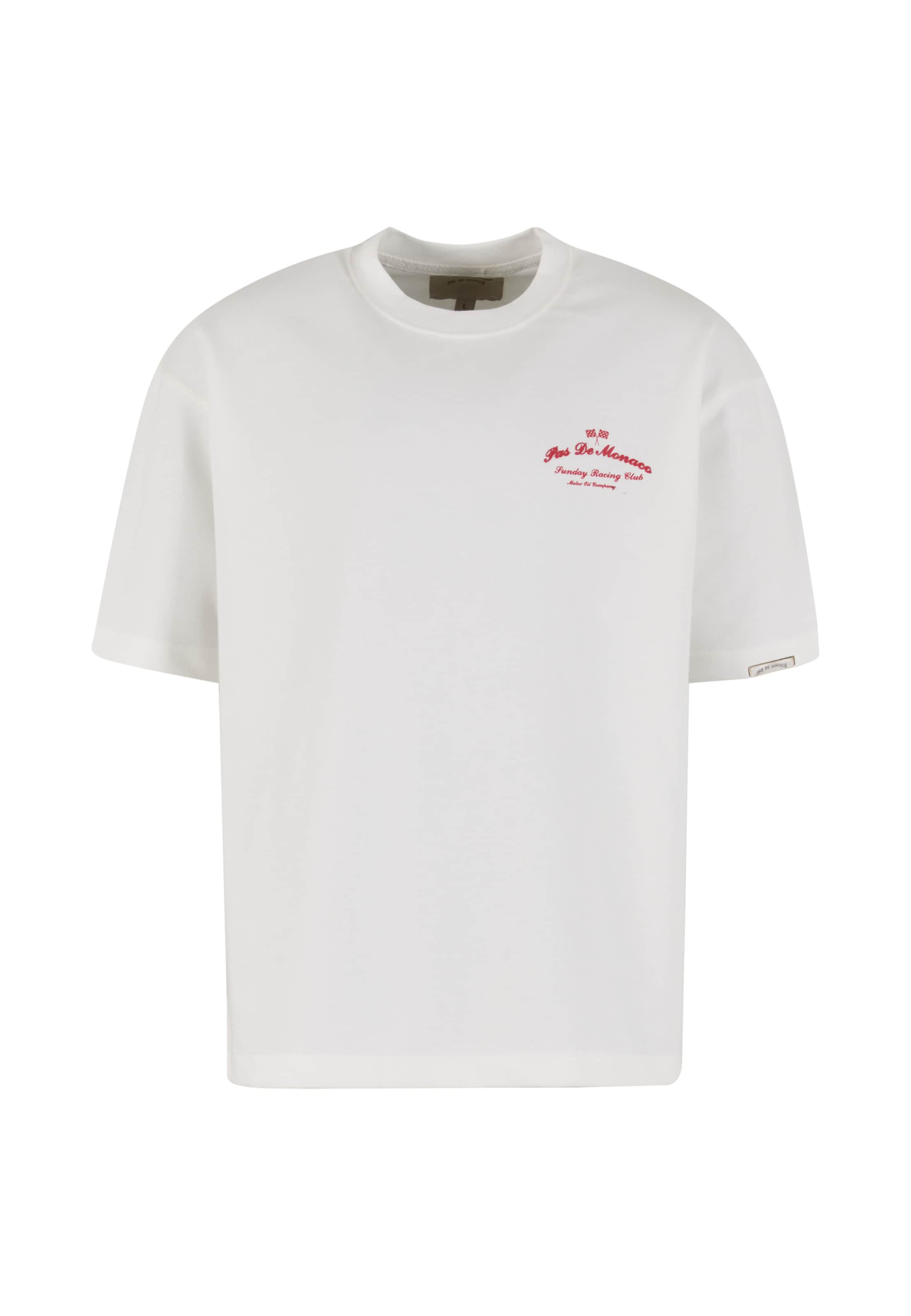 T-Shirt Pas De Monaco en blanc : devant