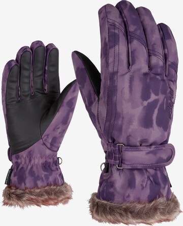 ZIENER Athletic Gloves 'KIM' in Purple: front