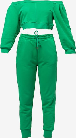 Tom Barron Sports Suit in Green: front