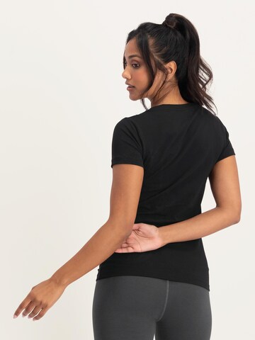 Urban Goddess Yoga & Activewear Funktionsshirt 'Hamsa Core' in Schwarz