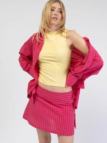 BROKE + SCHÖN Bluse 'Pink Rot gestreifte Bluse'‌‌‌‌‌‌‌‌‌ in Pink