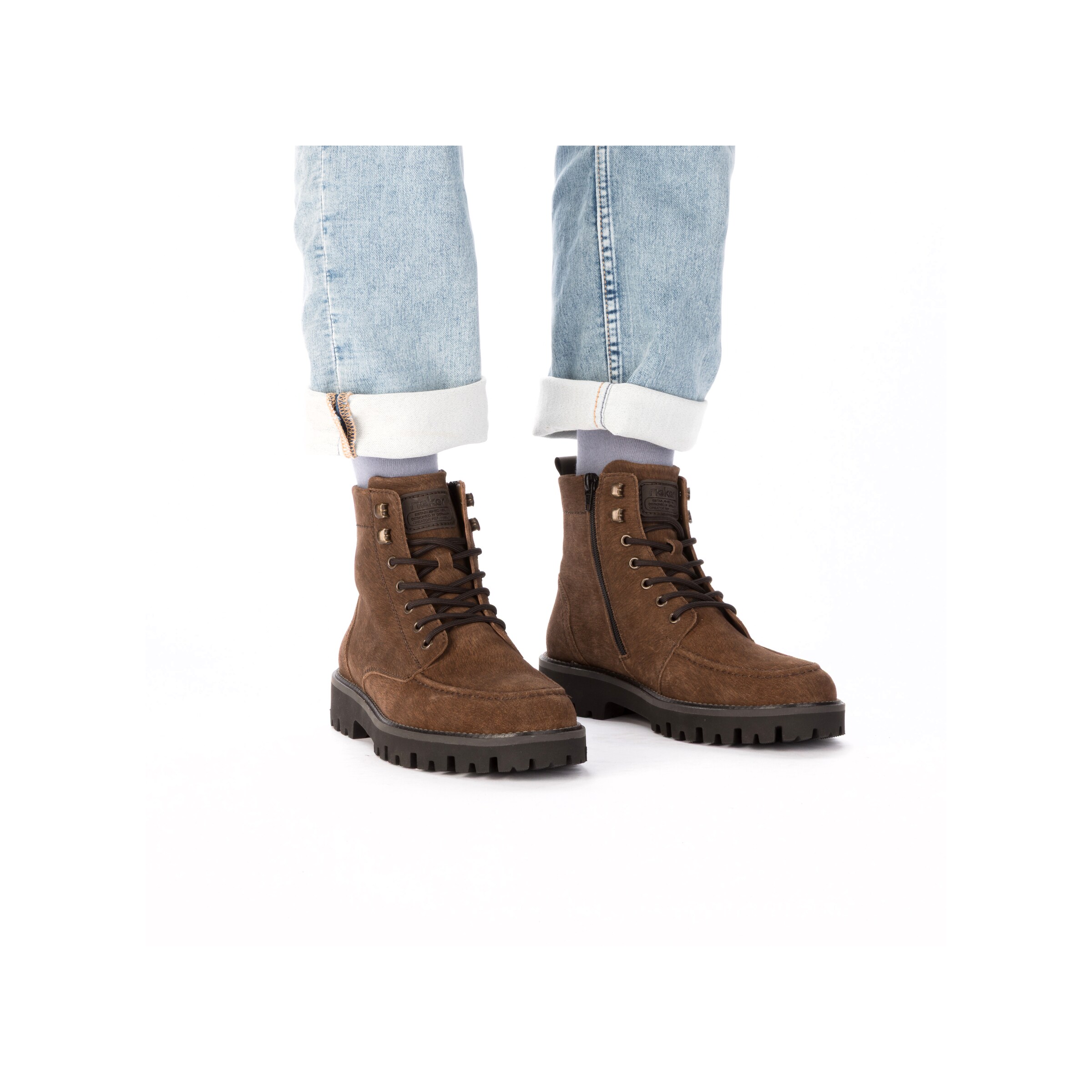 Bottes à lacets '30414' Rieker en marron