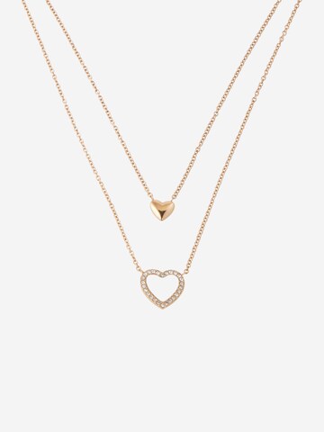 FOSSIL - Cadena 'Hearts To You' en oro