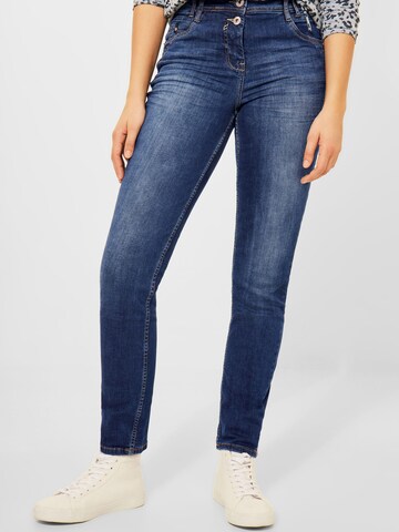 CECIL Slim fit Jeans 'Toronto' in Blue: front