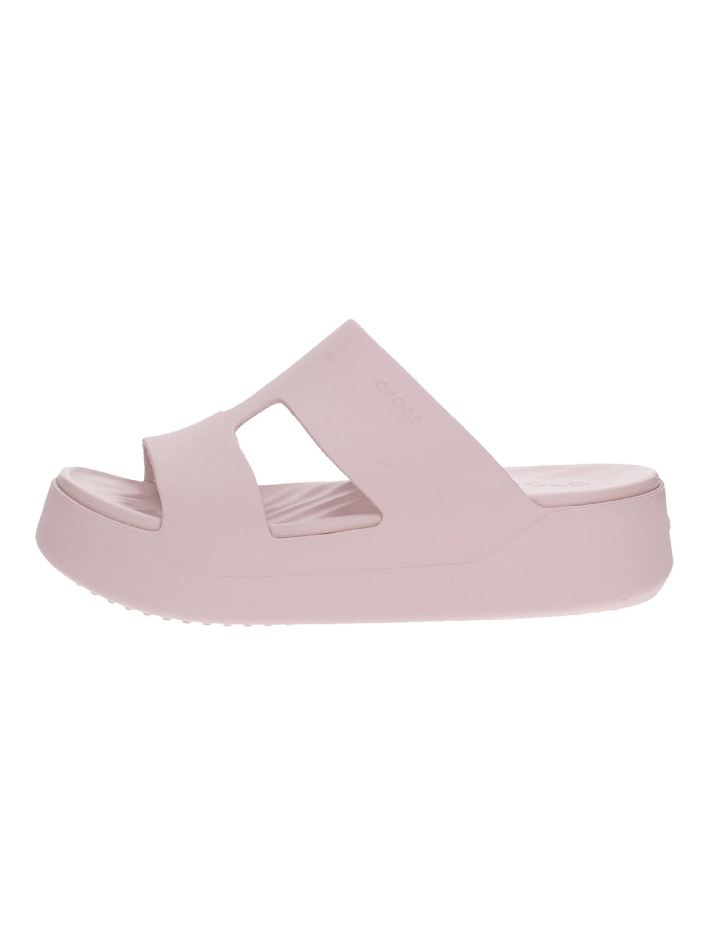 Zoccoletto 'Crocs Ciabatta Getaway Platform H-Strap' di Crocs in rosa: frontale
