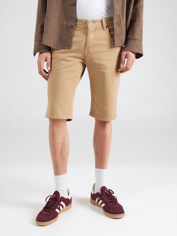 MUSTANG Normální Džíny – hnědá: přední strana