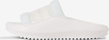 Calvin Klein Jeans Muiltjes in Wit: voorkant