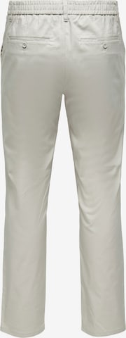 Only & Sons Regular Chino Pants 'Law' in Grey