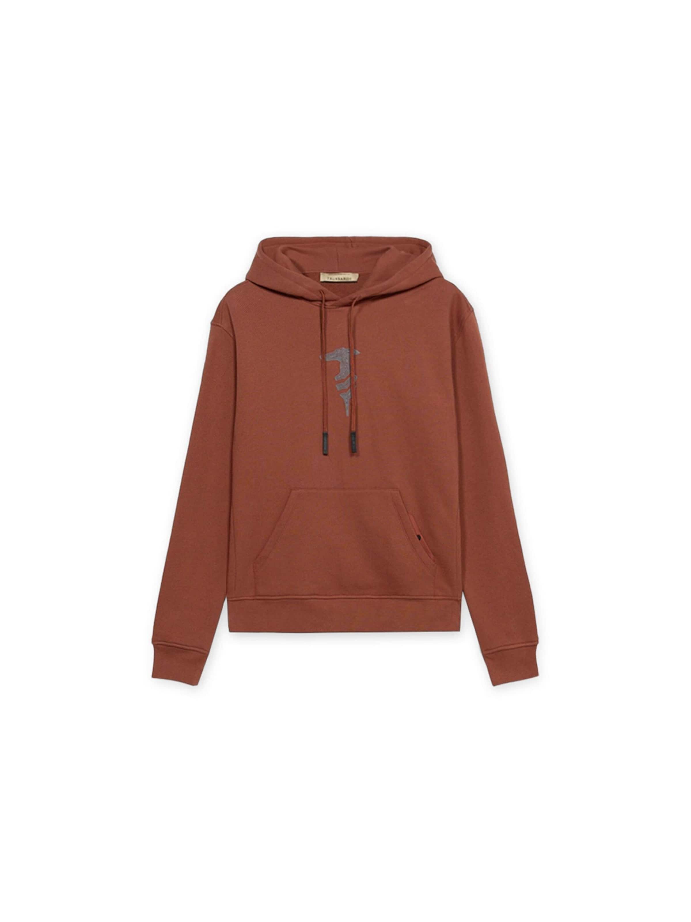 Trussardi Sweatshirt in Rood: voorkant