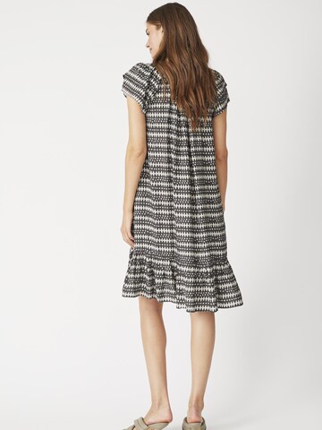 Robe 'Sunrise' co'couture en marron