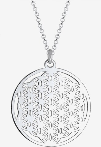 ELLI Necklace 'Lebensblume' in Silver