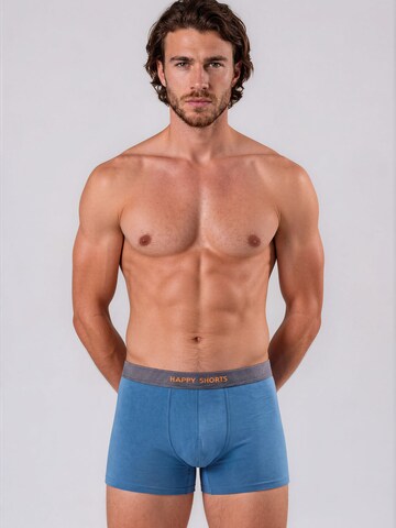 Boxers ' Jersey ' Happy Shorts en bleu : devant