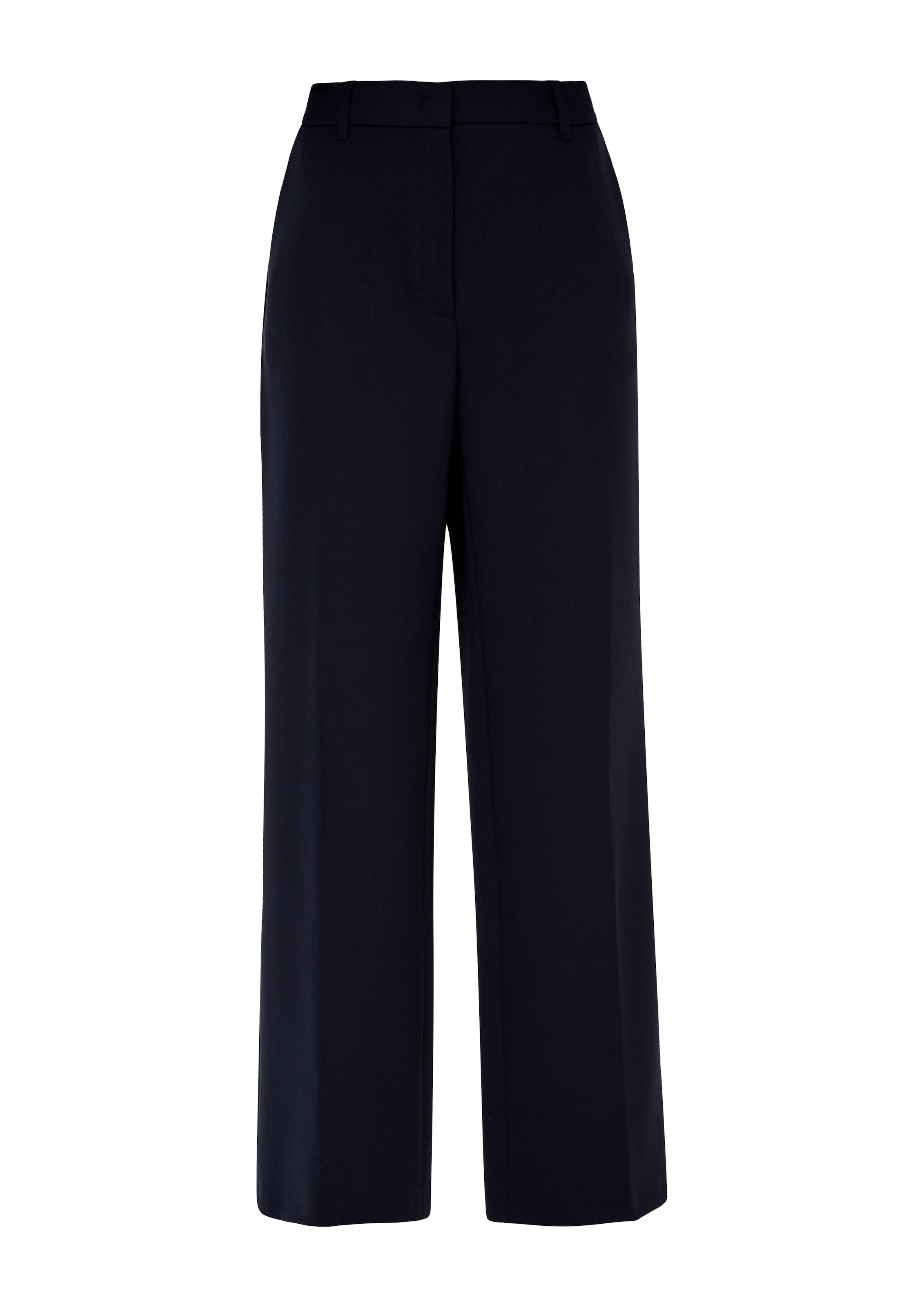 s.Oliver BLACK LABEL Loose fit Pleated Pants in Blue: front