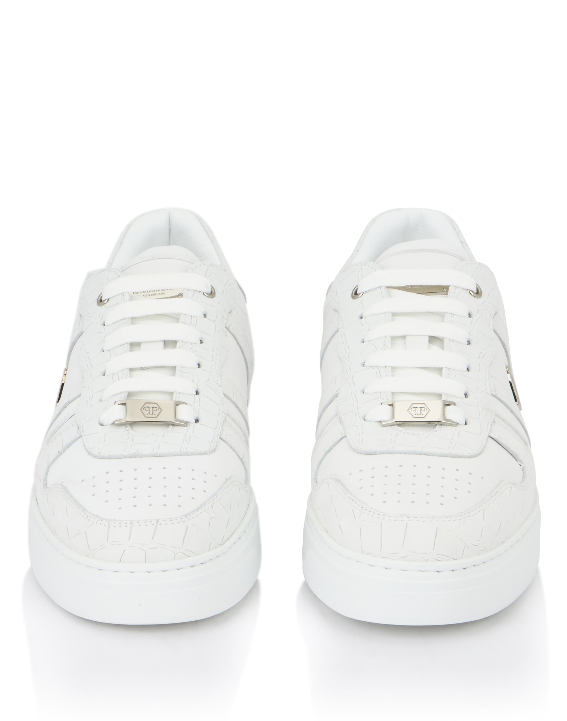 Philipp Plein - Sapatilhas baixas 'Cocco' em branco