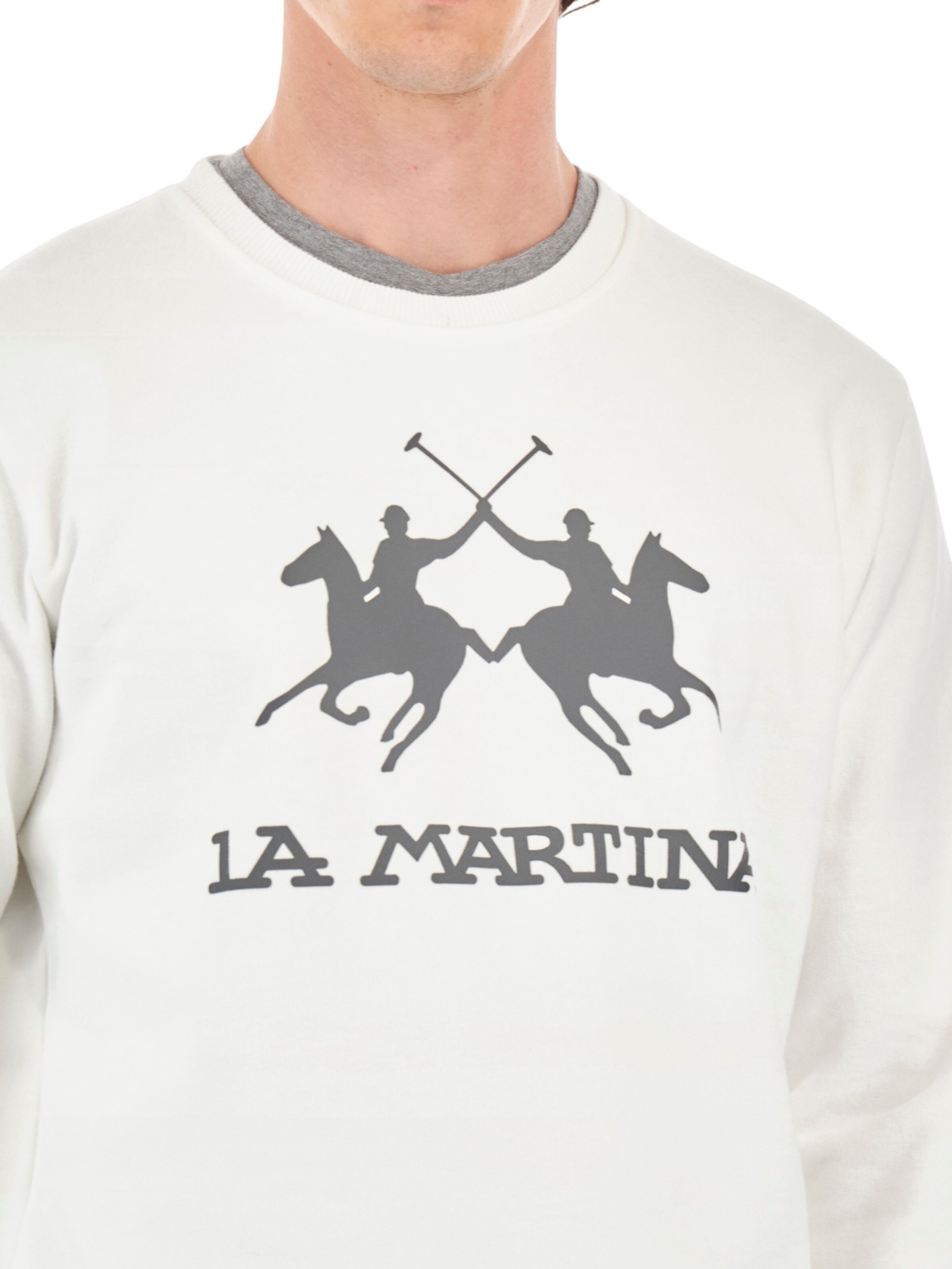 La Martina Sweatshirt in White