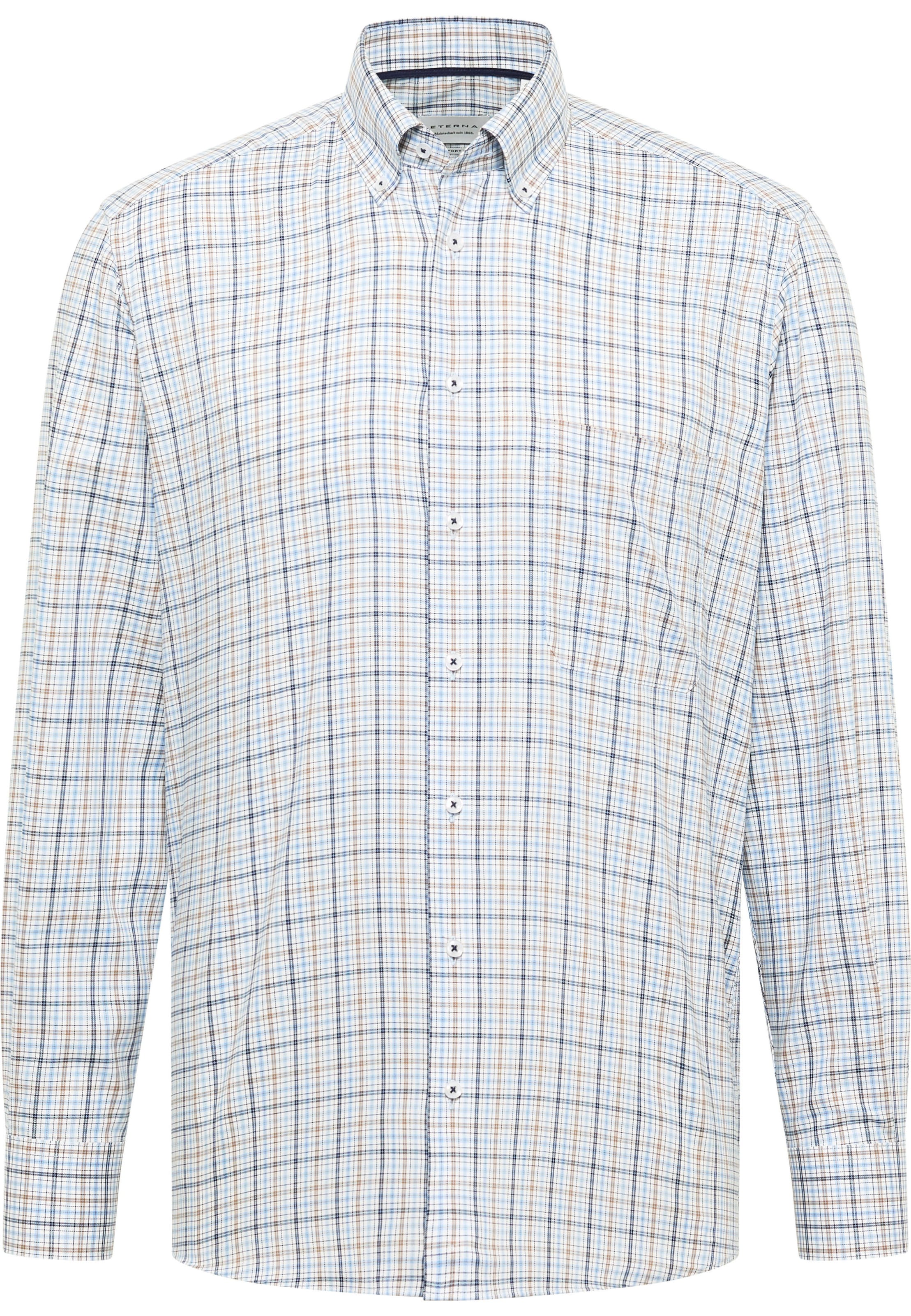 ETERNA Button Up Shirt in Blue: front