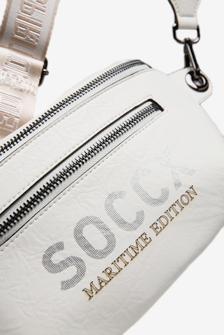 Soccx Fanny Pack in White