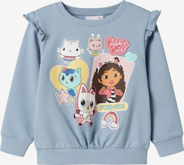 Felpa di NAME IT in blu: frontale