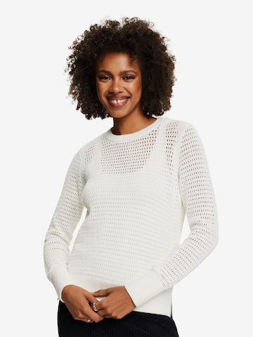 Pull-over ESPRIT en blanc : devant