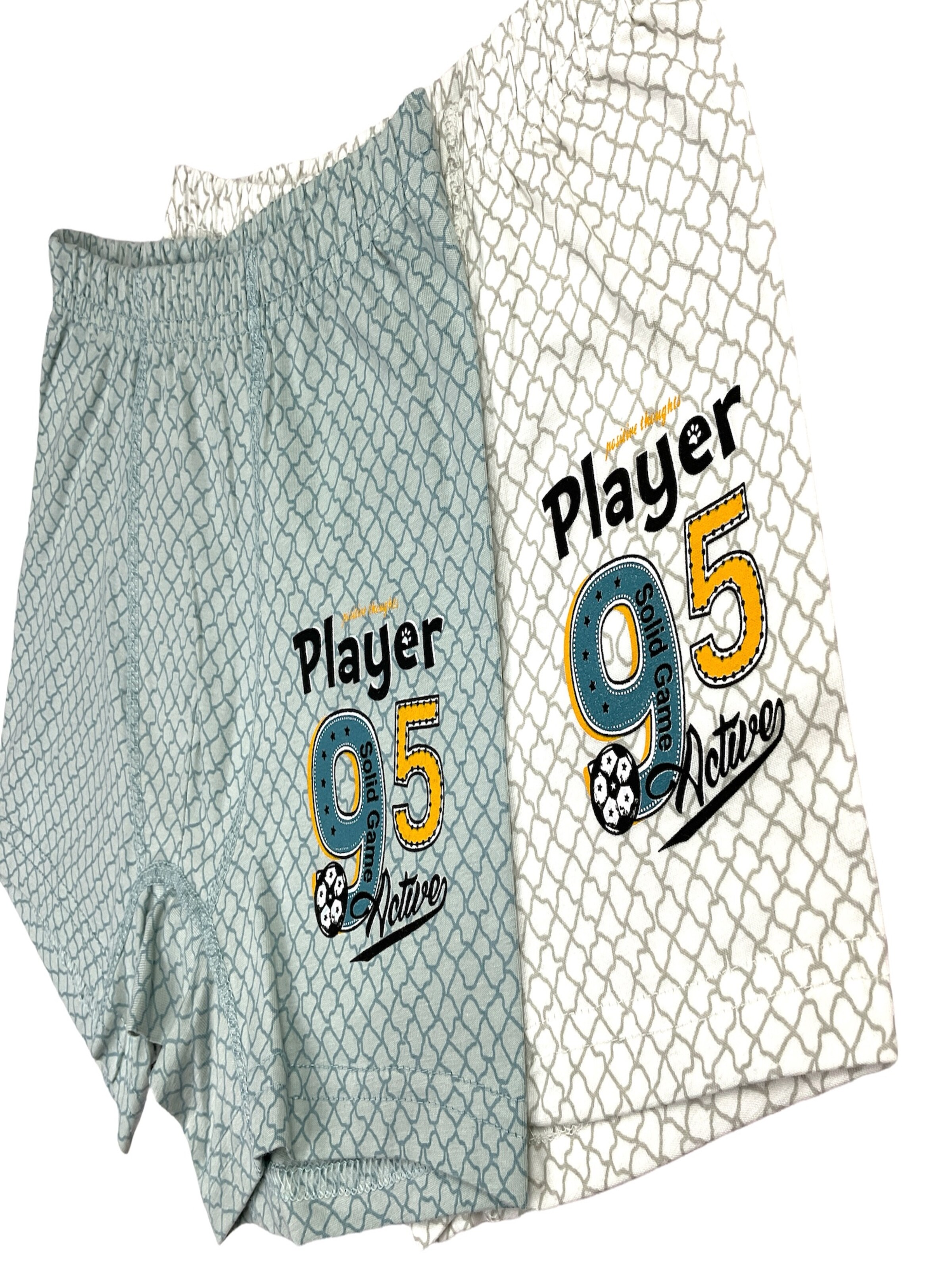 LOREZA Onderbroek 'Jungen Boxershorts Player' in Gemengde kleuren